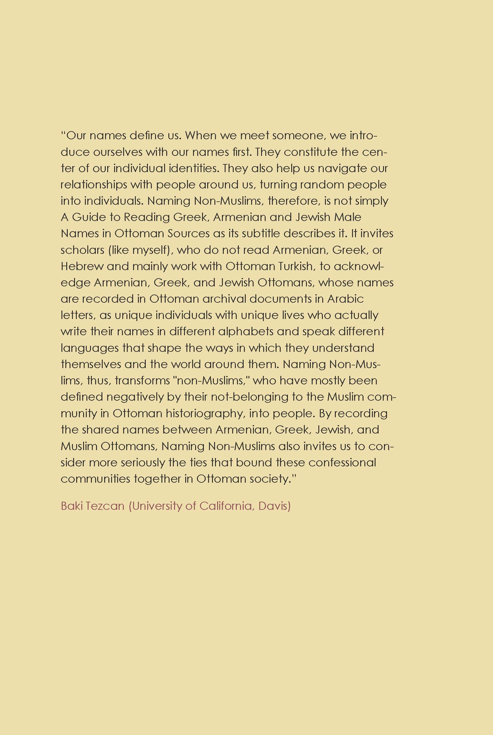 Naming Non-Muslims: A Guide to Reading Greek, Armenian, and Jewish Male Names in Ottoman Sources - Image 2